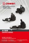 Daewoo car fastening ball head