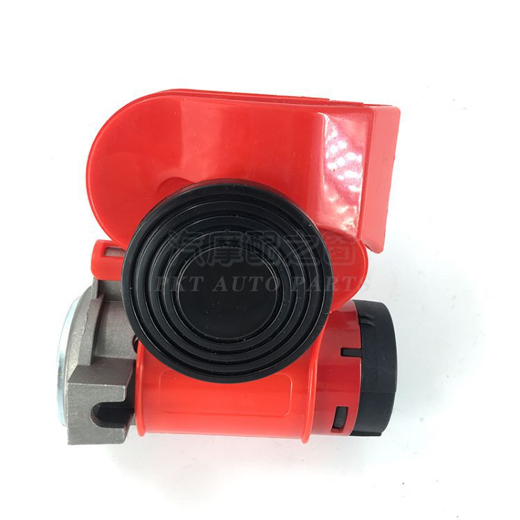 12V Souper Loud Red Twin Auto Machine Air Horn