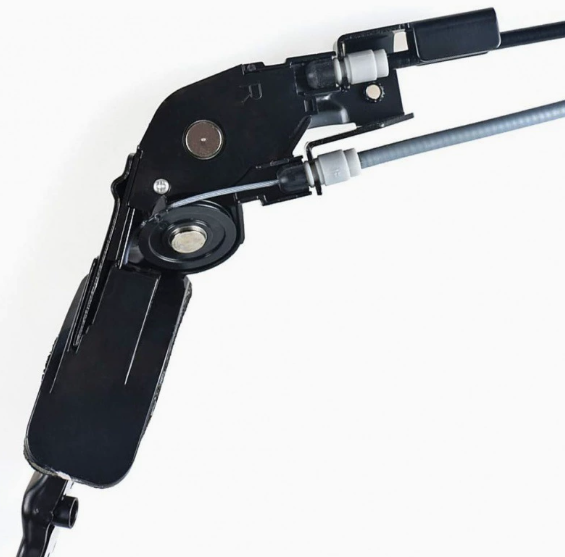 Electric sliding right passenger side door spool control cable