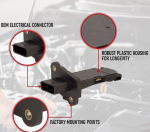 Air quality flow sensor assembly