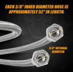 52 inch 700r4 AN6 transmission cooler hose connector