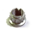 Hexagon slotted nut with pad