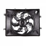 Car radiator fan assembly