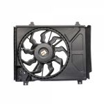 Car radiator fan assembly