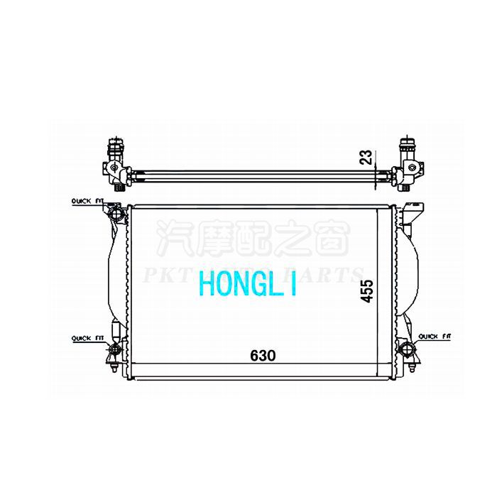 Radiator, engine cooling