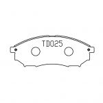 Brake pad steel back