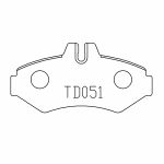 Brake pad steel back