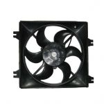 Car radiator fan assembly