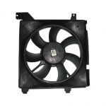 Car radiator fan assembly