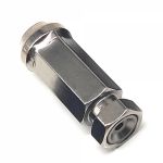 M12×1.25 Extended Tire Nut Grade 8 Silver Grey