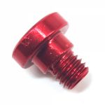 M8 aluminium plug red