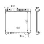 Radiator, engine cooling