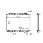 Radiator, engine cooling