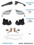 Heavy truck door lock assembly