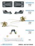 Heavy truck door lock assembly