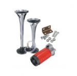 Double tube electric pump air horn