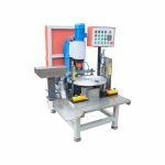 Bottom valve riveting machine